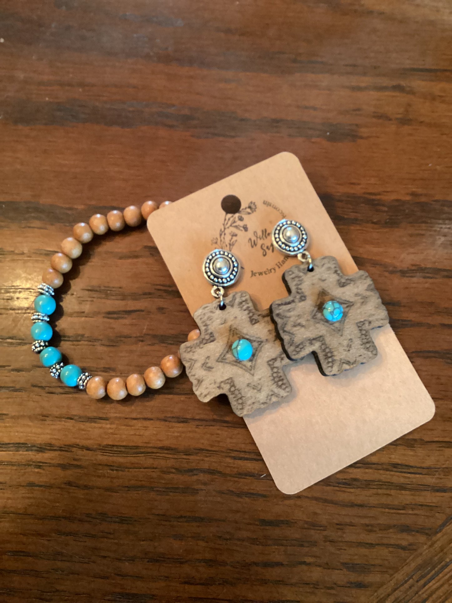 Turquois Concho earring