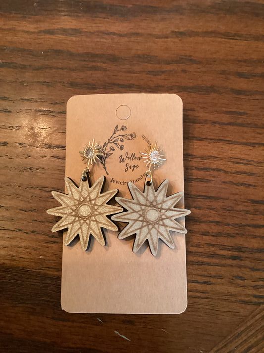 Sunburst earring
