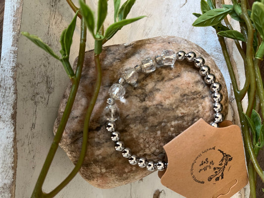 Stainless crystal bracelet