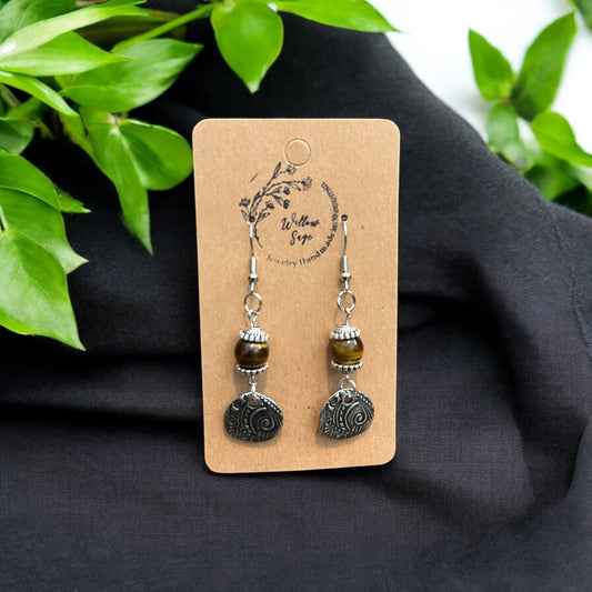 Tiger eye dangle